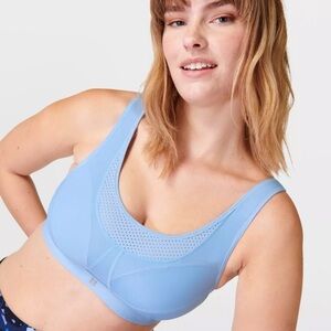 Sweaty Betty Ultra Running Bra - Filter Blue Sport Bra